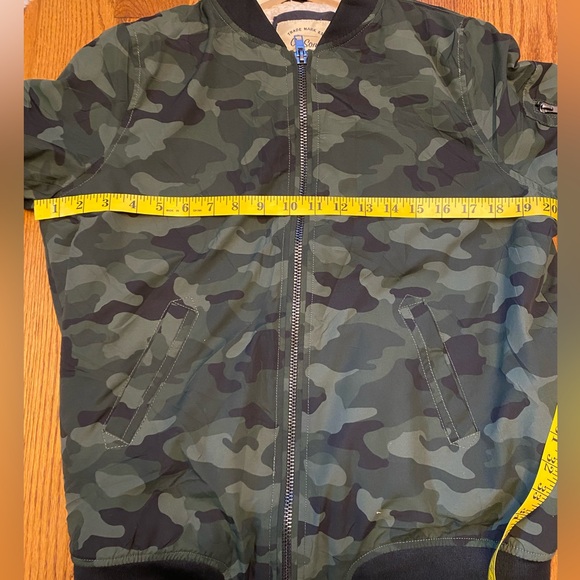 Ci Sono Sherpa line Camo Womens Bomber Jacket Size Medium - Picture 10 of 10